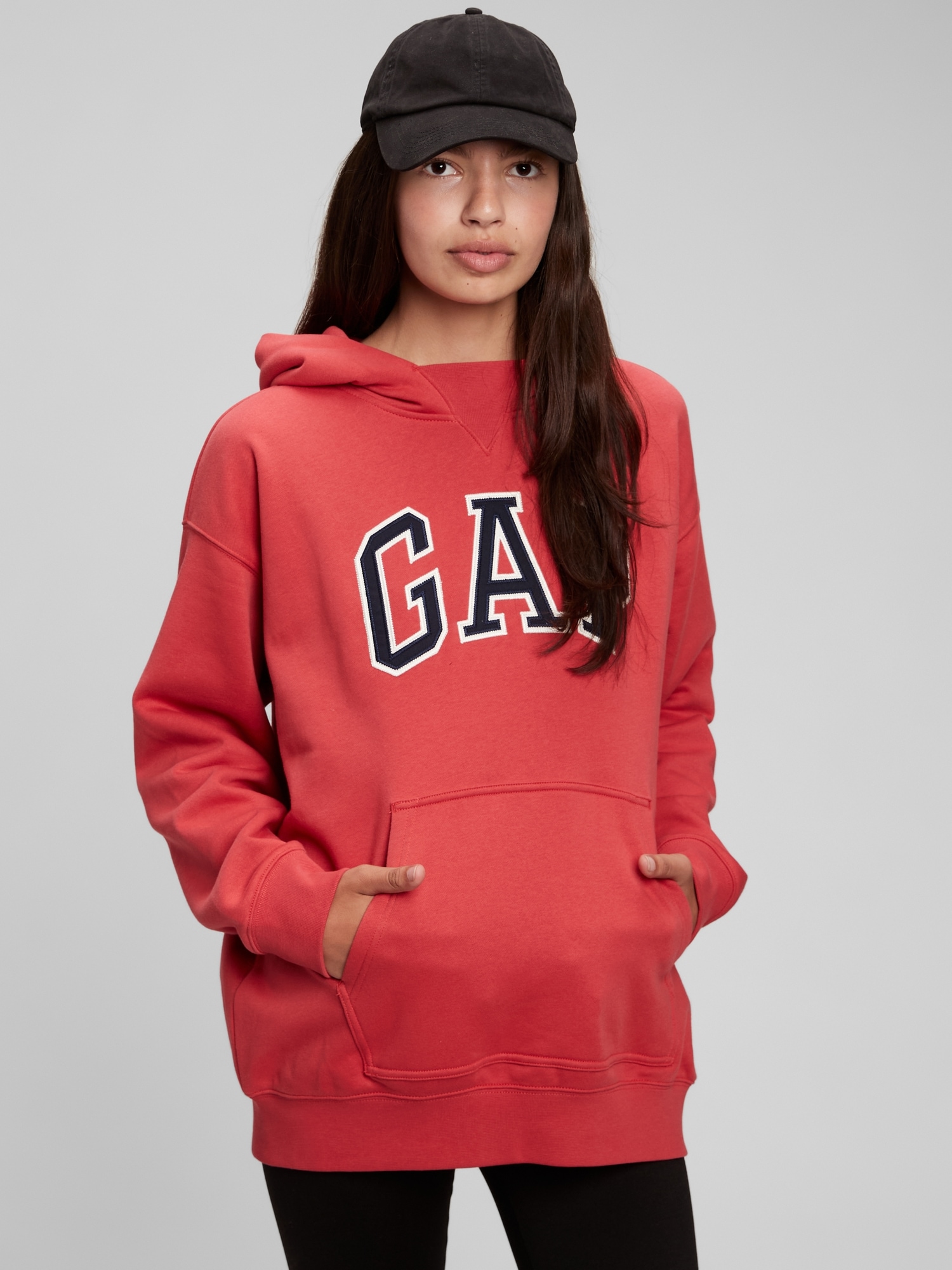 womens black oversized hoodie