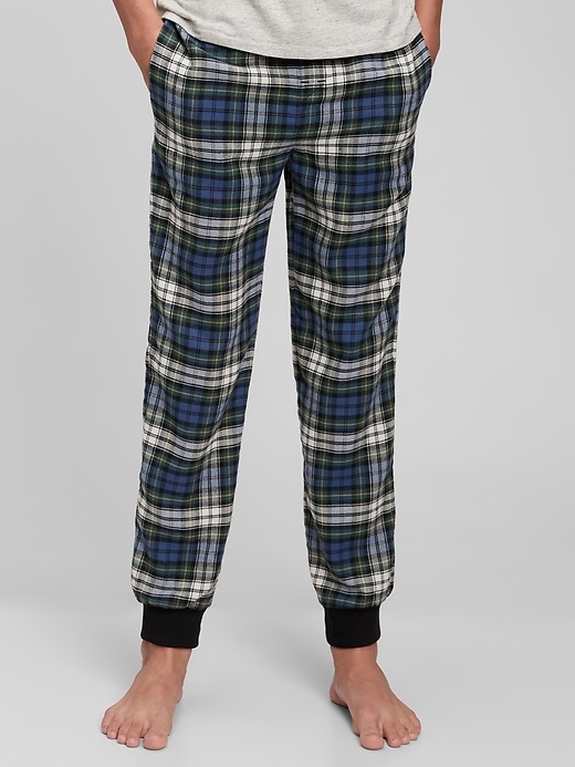 Image number 5 showing, Teen 100% Recycled Polyester Flannel PJ