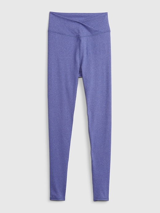 2 of 8 showing, with the color blue of product Teen GapFit Crossover Leggings