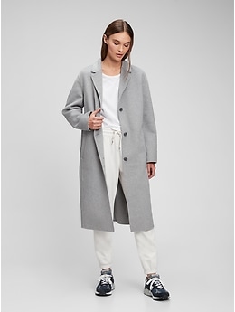 white wool jacket