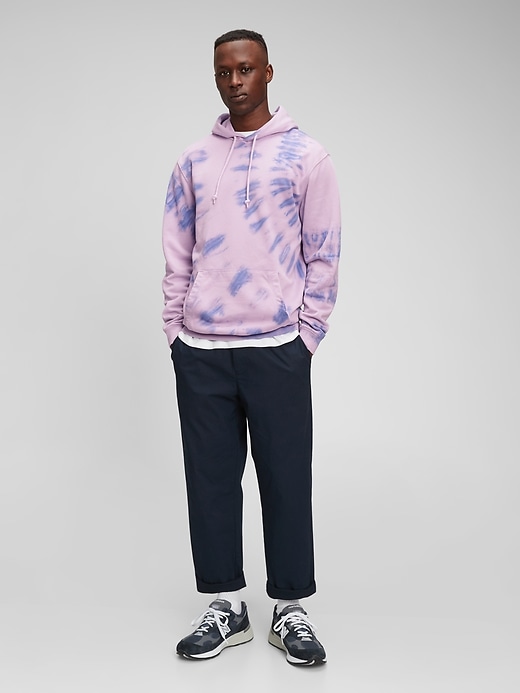 1 of 8 showing, with the color PURPLE TIE DYE of product Tie-Dye Hoodie
