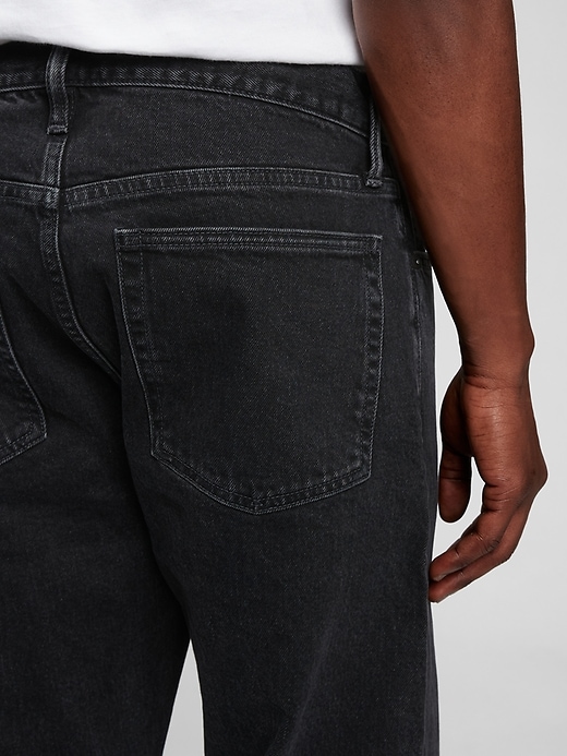 Image number 4 showing, Cropped Straight Jeans in GapFlex with Washwell