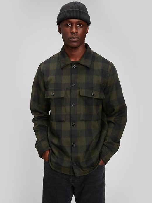Image number 3 showing, Cozy Flannel Shirt Jacket