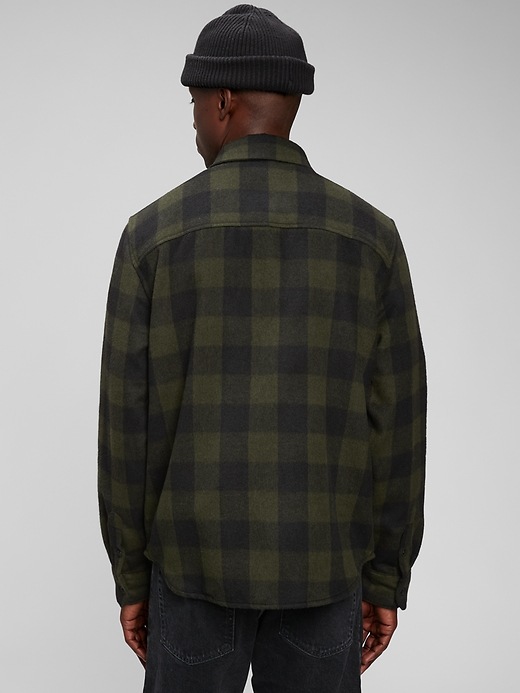 Image number 2 showing, Cozy Flannel Shirt Jacket