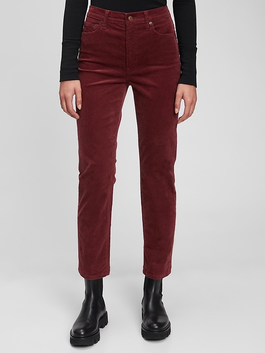 Image number 7 showing, High Rise Vintage Slim Corduroy With Washwell