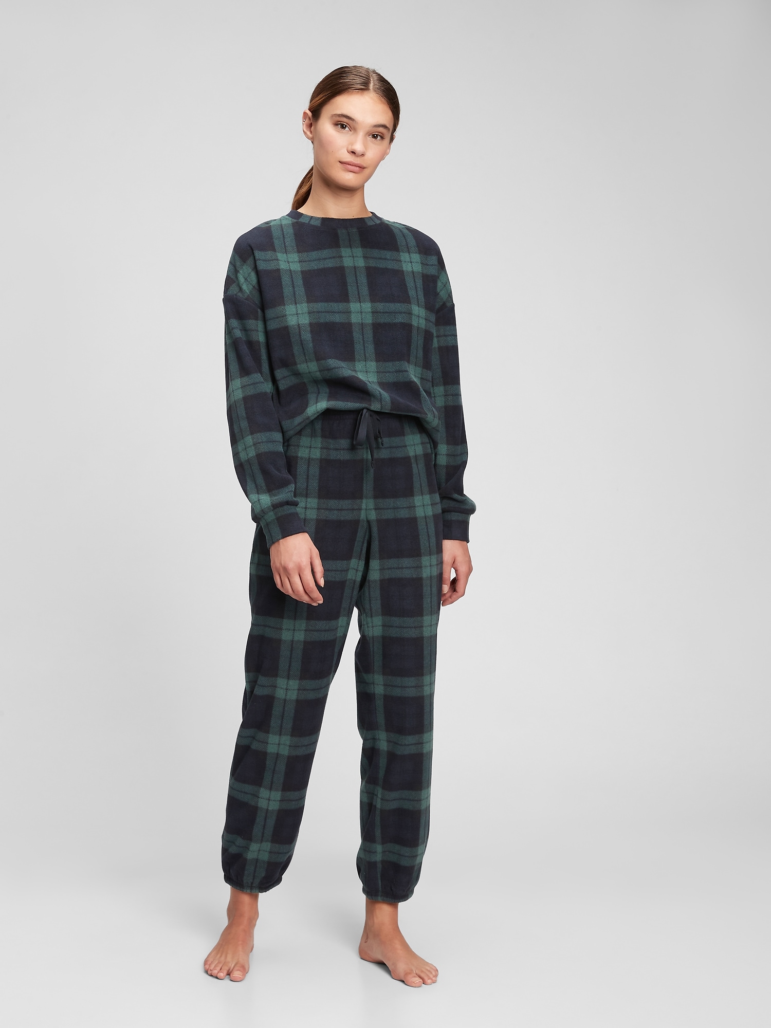 Adult Microfleece PJ Set | Gap