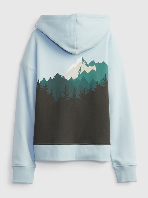 Image number 3 showing, Kids Mountain Graphic Hoodie