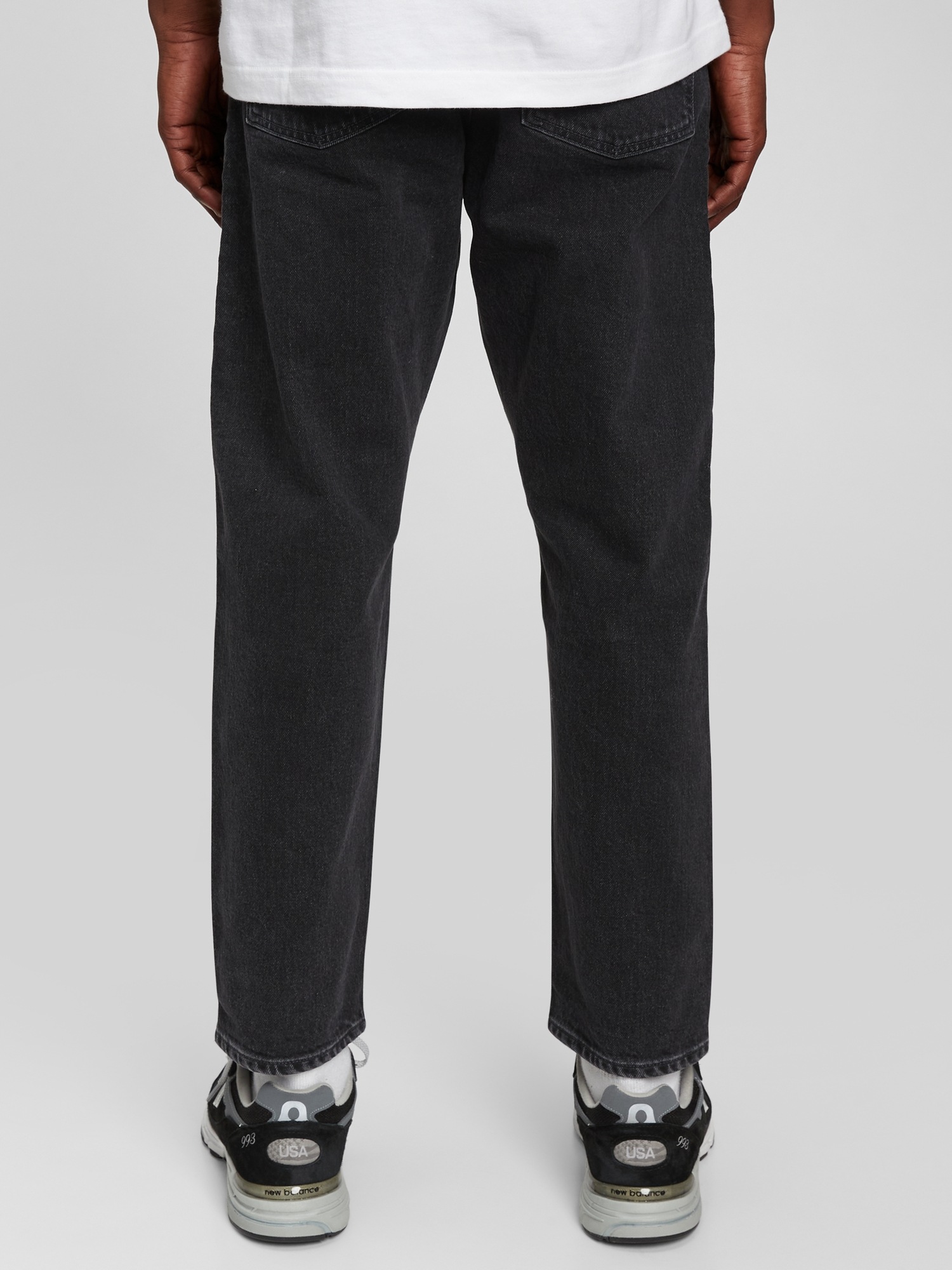 Cropped Straight Jeans in GapFlex with Washwell Gap