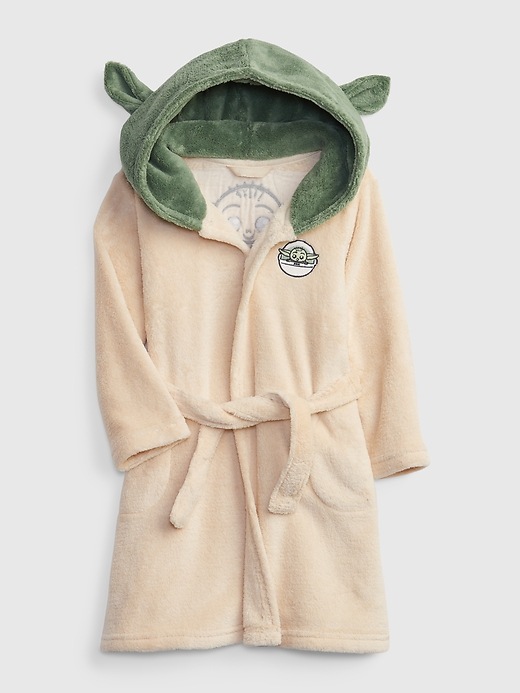 1 of 8 showing, with the color creme brulee beige of product Baby & Toddler Star Wars Little Rebel Robe