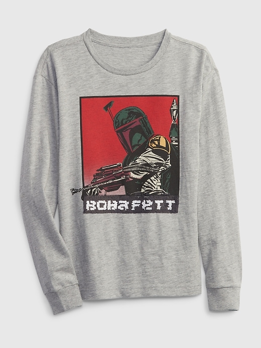 View large product image 1 of 1. Kids Star Wars Interactive Graphic T-Shirt