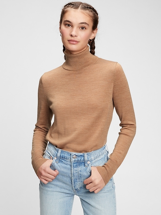 View large product image 1 of 1. Merino Turtleneck Sweater