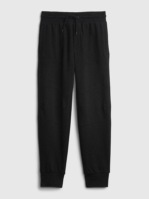 1 of 8 showing, with the color true black of product Kids Fleece Joggers