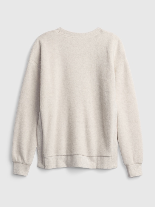 Image number 3 showing, Kids Sherpa Crewneck Top