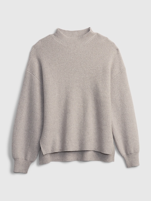 Image number 8 showing, Oversized Funnel-Neck Sweater