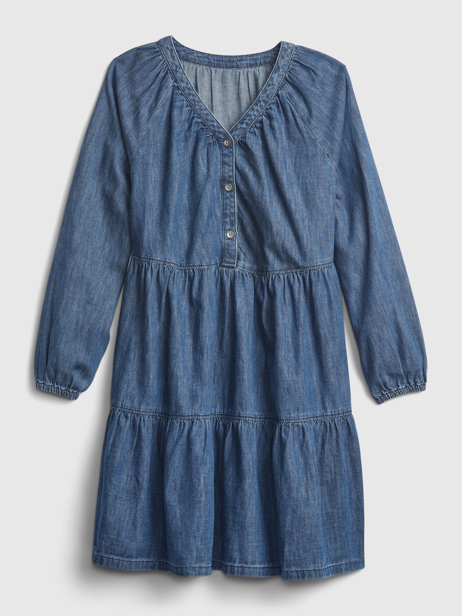 Kids Tiered Denim Dress