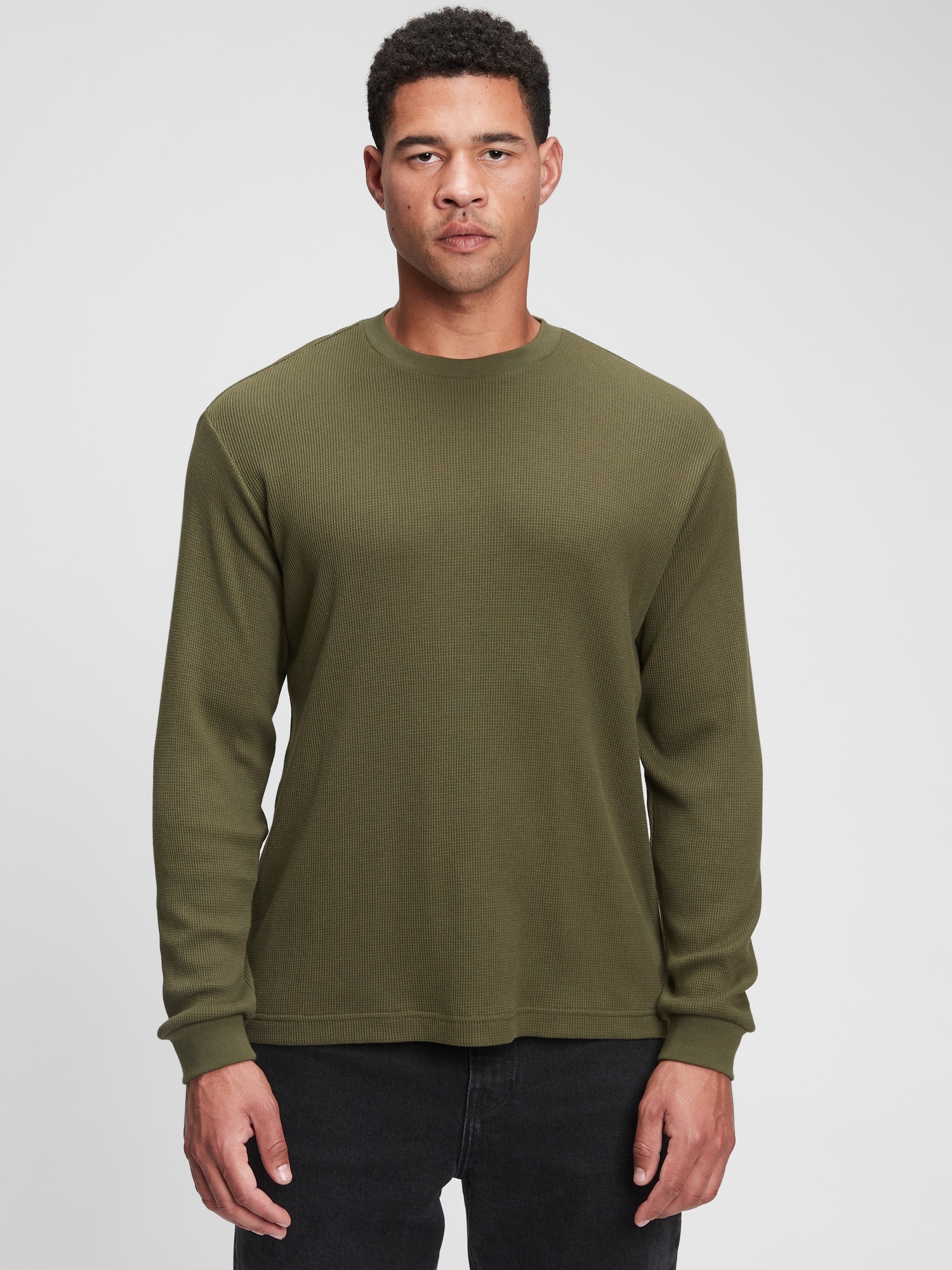 Waffle-Knit T-Shirt | Gap