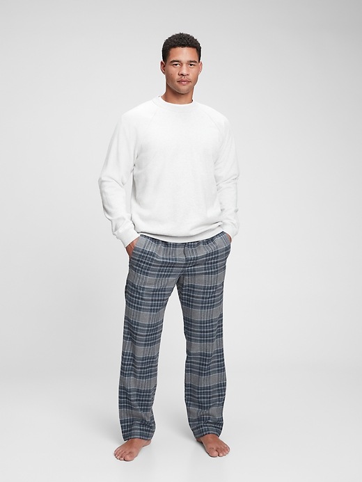 gap flannel pj pants