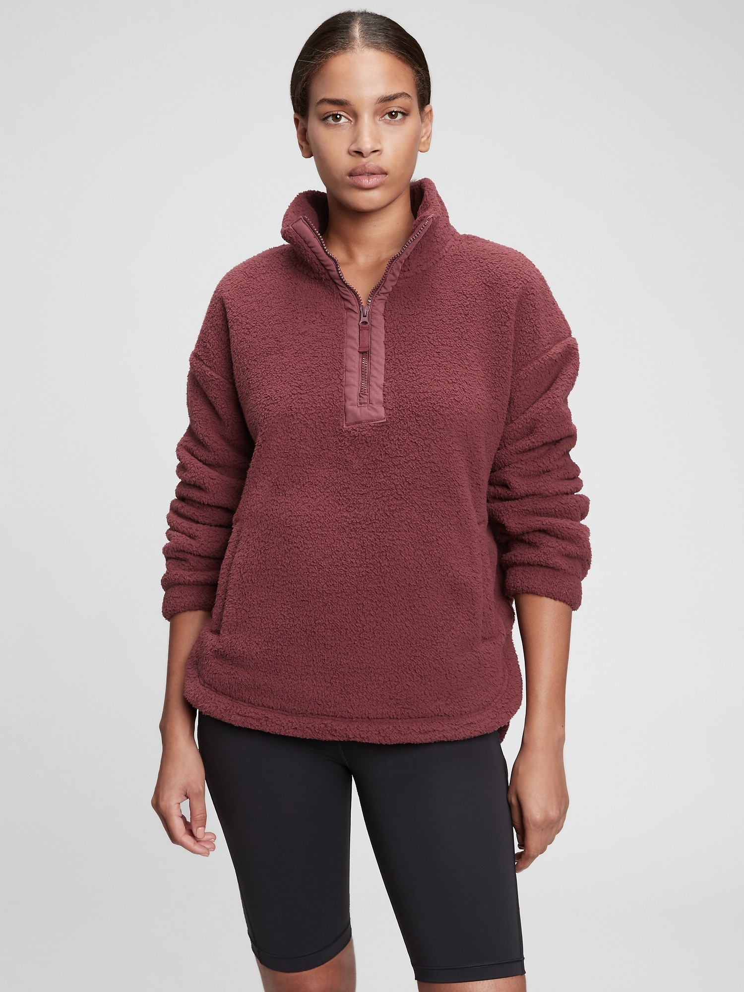 gap sherpa pullover