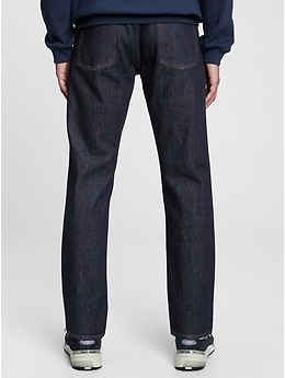Straight Jeans in GapFlex with Washwell 