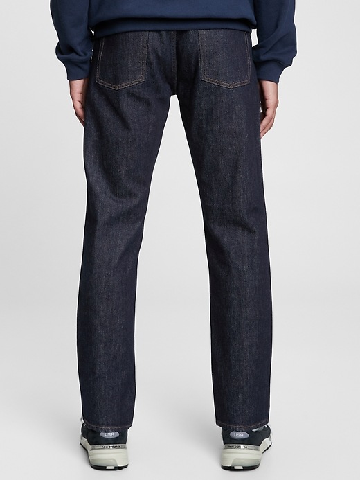 2 of 8 showing, with the color rinse of product Straight Jeans in GapFlex with Washwell