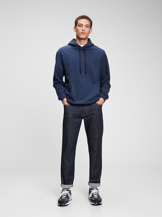1 of 8 showing, with the color rinse of product Straight Jeans in GapFlex with Washwell