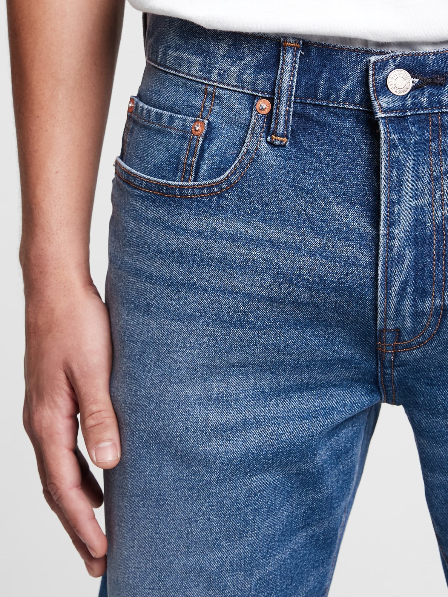 365Temp Performance Slim Jeans in GapFlex with Washwell | Gap