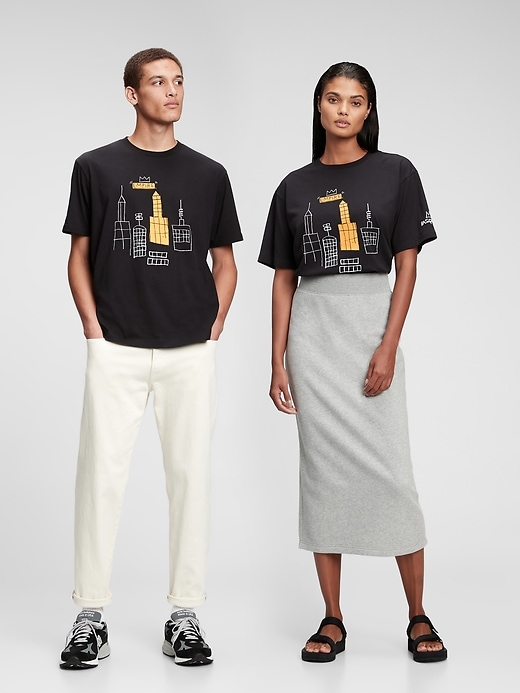 Image number 7 showing, Jean-Michel Basquiat&#124 GAP Graphic T-Shirt
