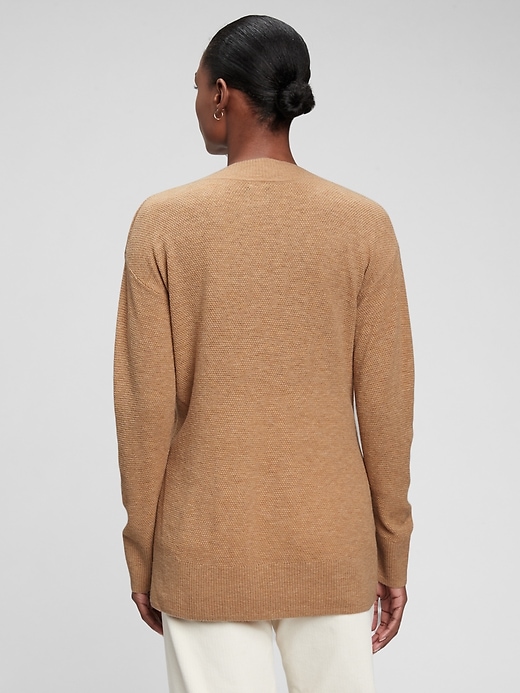Image number 5 showing, Textured V-Neck Sweater