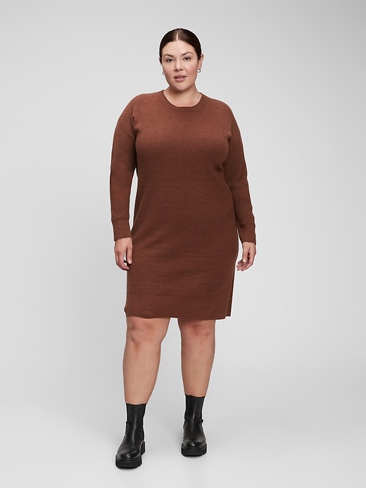 Image number 1 showing, Softest Crewneck Sweater Dress