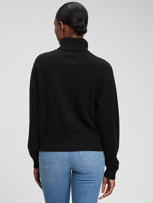 Image number 5 showing, Recycled Cashmere Turtleneck Sweater