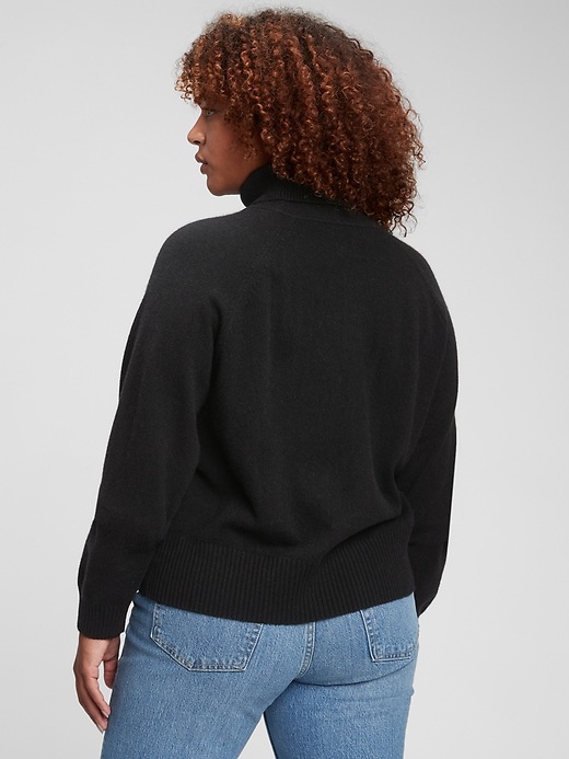 Image number 2 showing, Recycled Cashmere Turtleneck Sweater