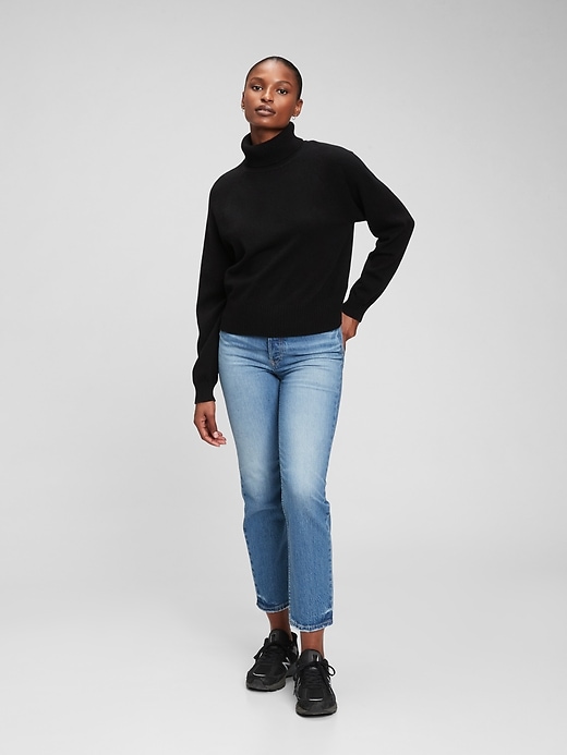 Image number 4 showing, Recycled Cashmere Turtleneck Sweater