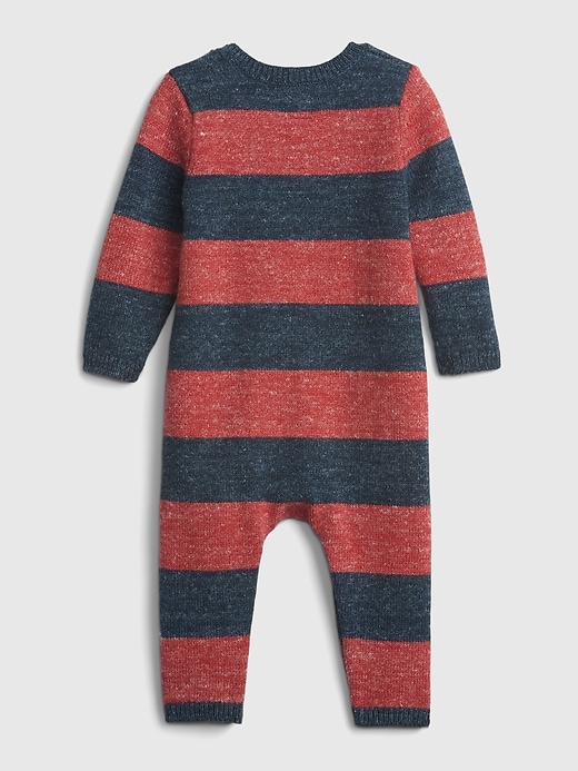 Image number 2 showing, Baby Stripe Sweater One-Piece