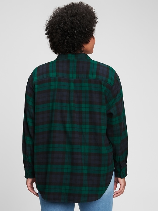 Image number 7 showing, Oversized Flannel Shirt