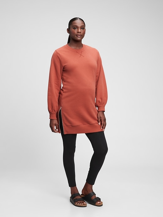 Image number 8 showing, Maternity Sweatshirt Dress