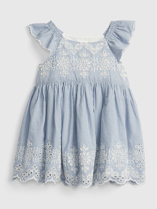 1 of 8 showing, with the color LARKSPUR of product Baby Eyelet Dress