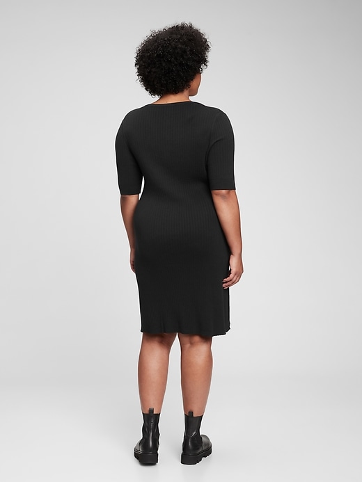 Image number 7 showing, Sweater Henley Dress