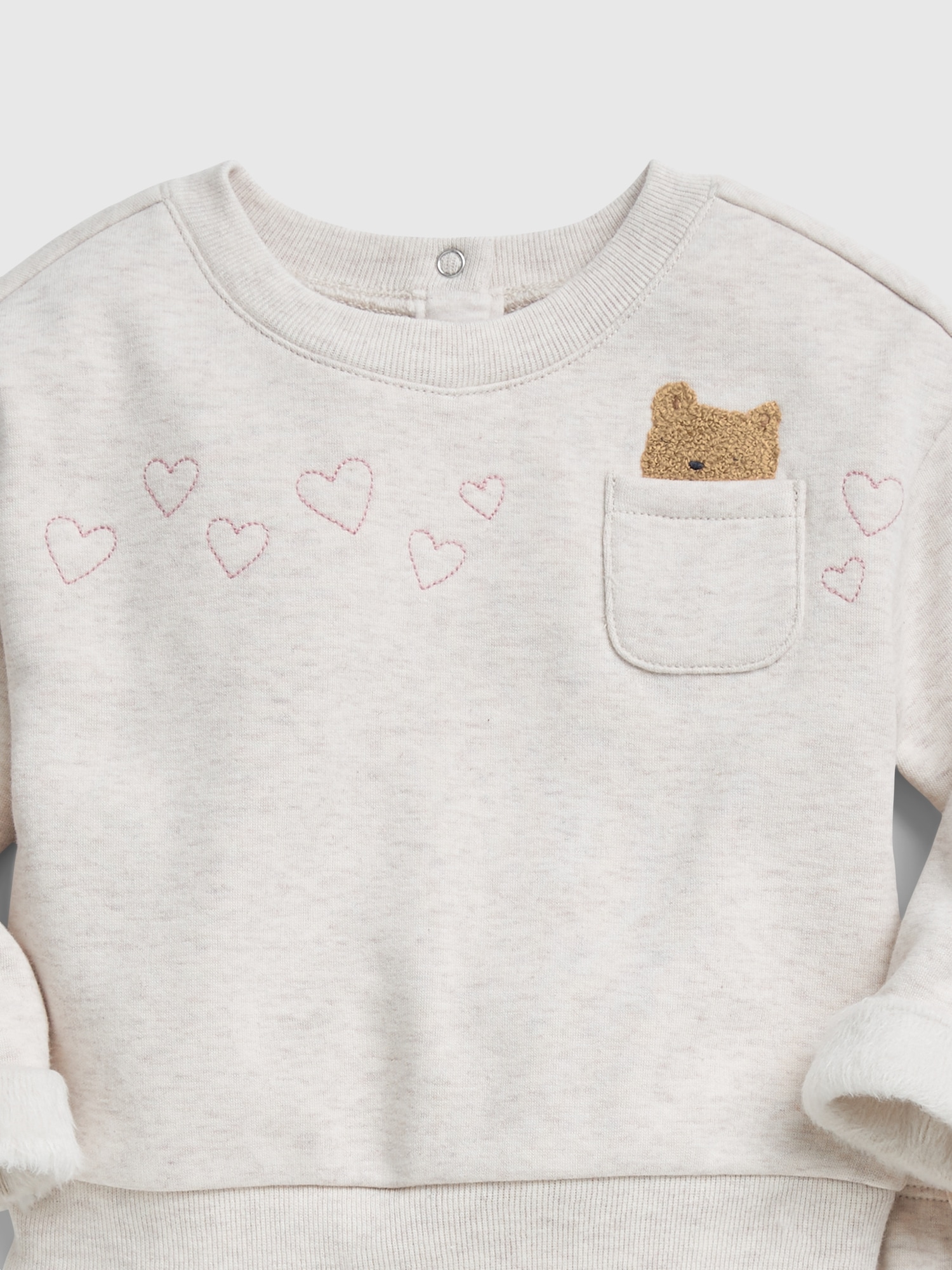 Baby Cozy Sherpa Lined 2Piece Outfit Set Gap