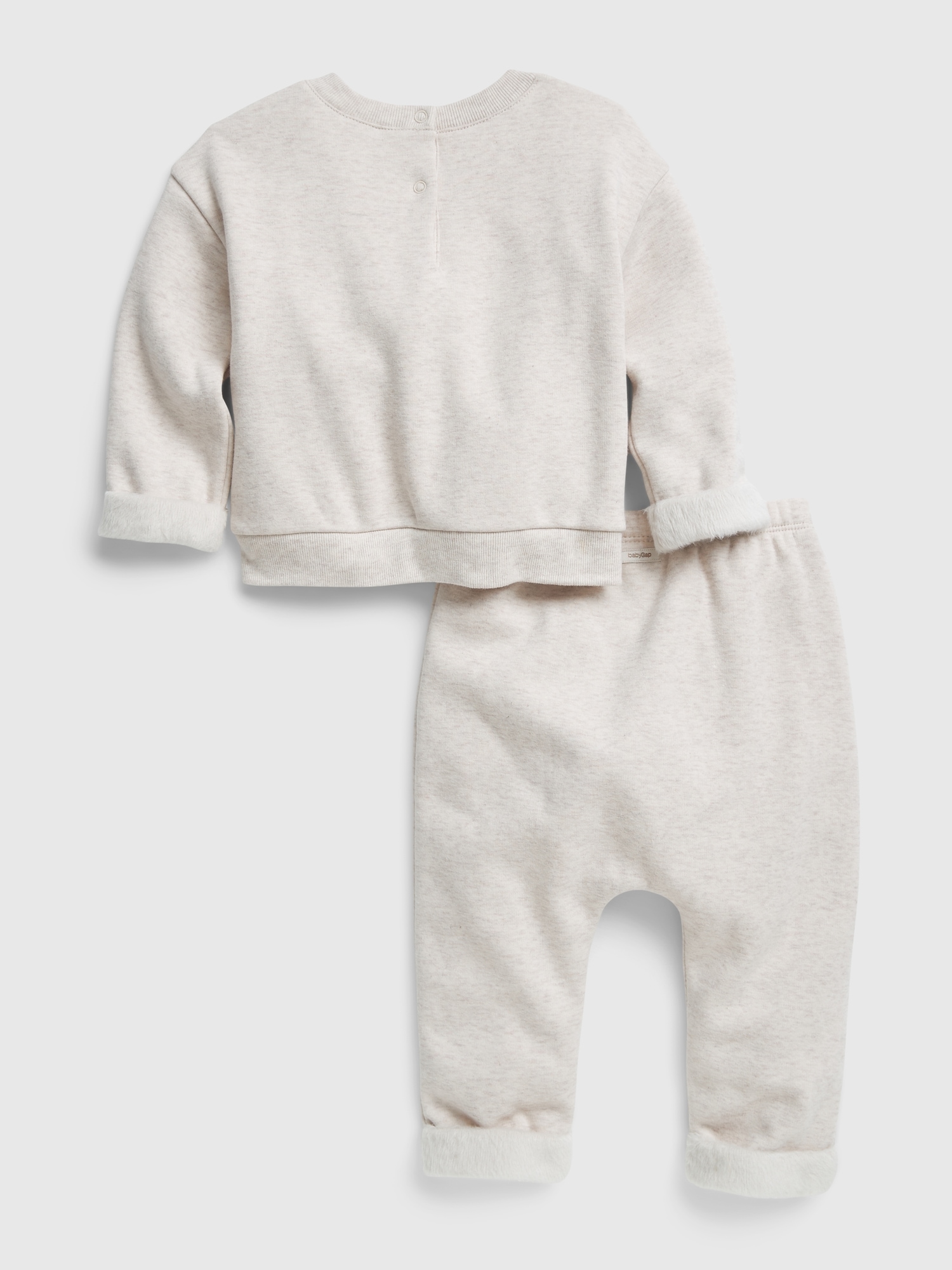 Baby Cozy Sherpa Lined 2Piece Outfit Set Gap