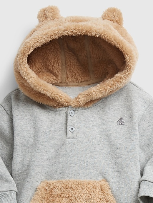 Image number 3 showing, Baby Sherpa Hoodie 2-Piece Outfit Set