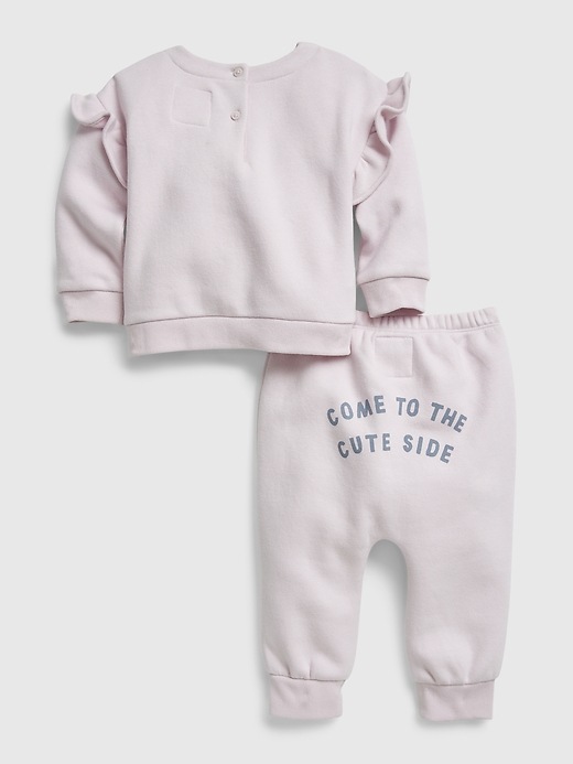Image number 2 showing, babyGap &#124 Star Wars&#153 Graphic Ruffle Outfit Set