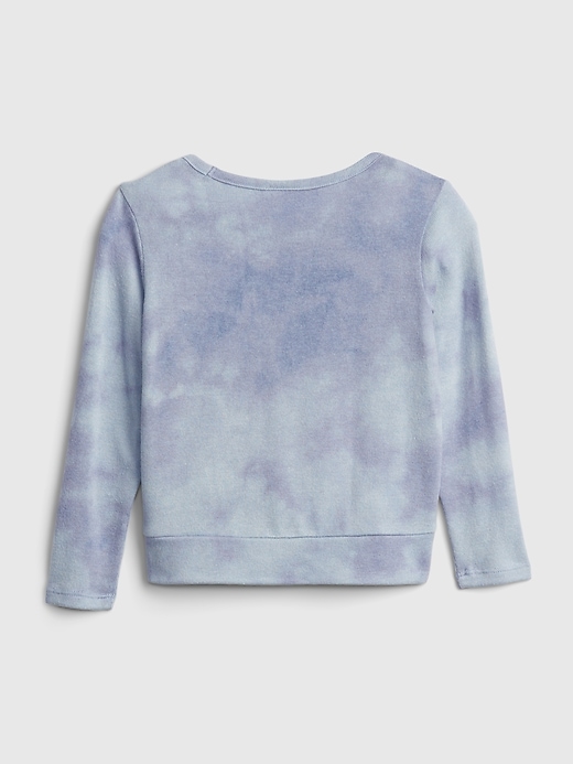 2 of 8 showing, with the color BLUE TIE DYE of product Toddler Softspun Twist-Front Shirt