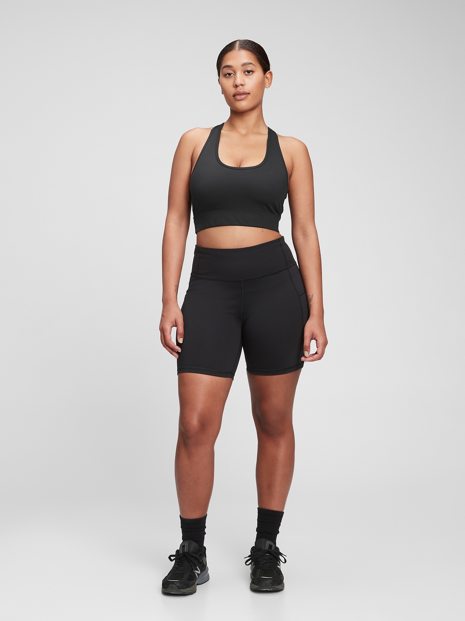 GapFit Seamless Ribbed Bike Shorts curated on LTK