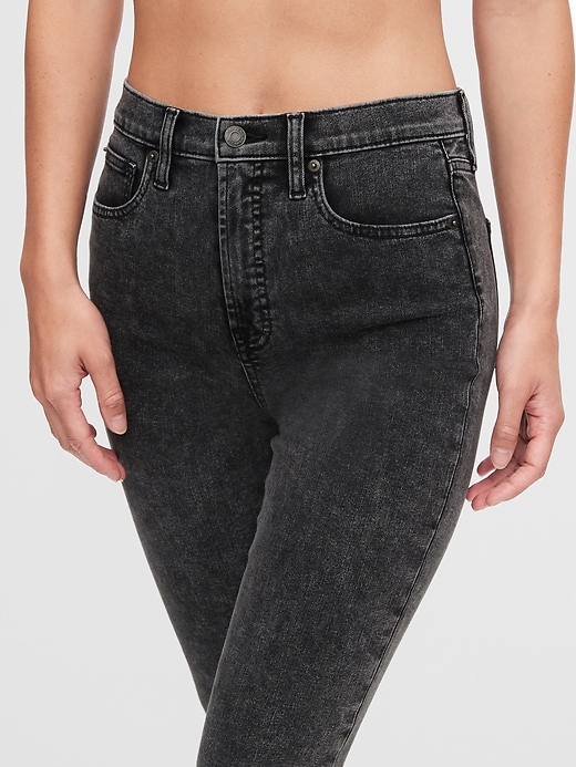 Image number 3 showing, Sky High Rise True Skinny Jeans with Washwell
