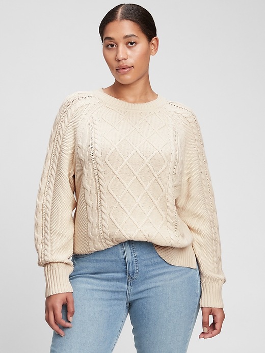 gap cable knit cardigan