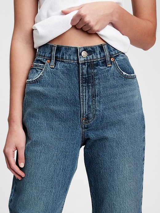 Image number 3 showing, Sky High Rise Mom Jeans With Washwell&#153