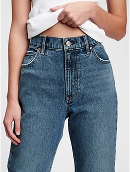 Sky High Rise Mom Jeans with Washwell | Gap