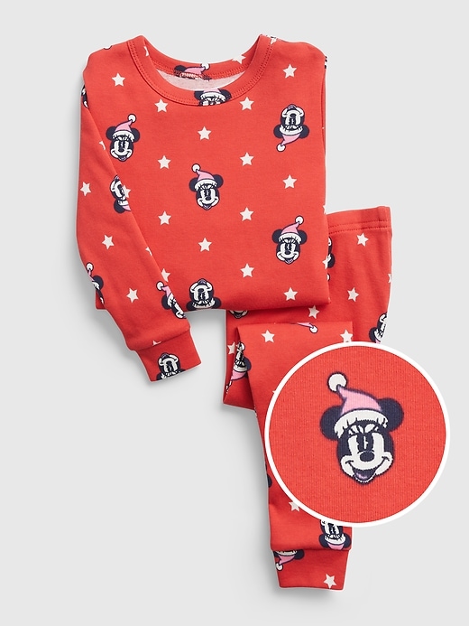 Image number 1 showing, babyGap &#124 Disney Minnie Mouse 100% Organic Cotton Print PJ Set