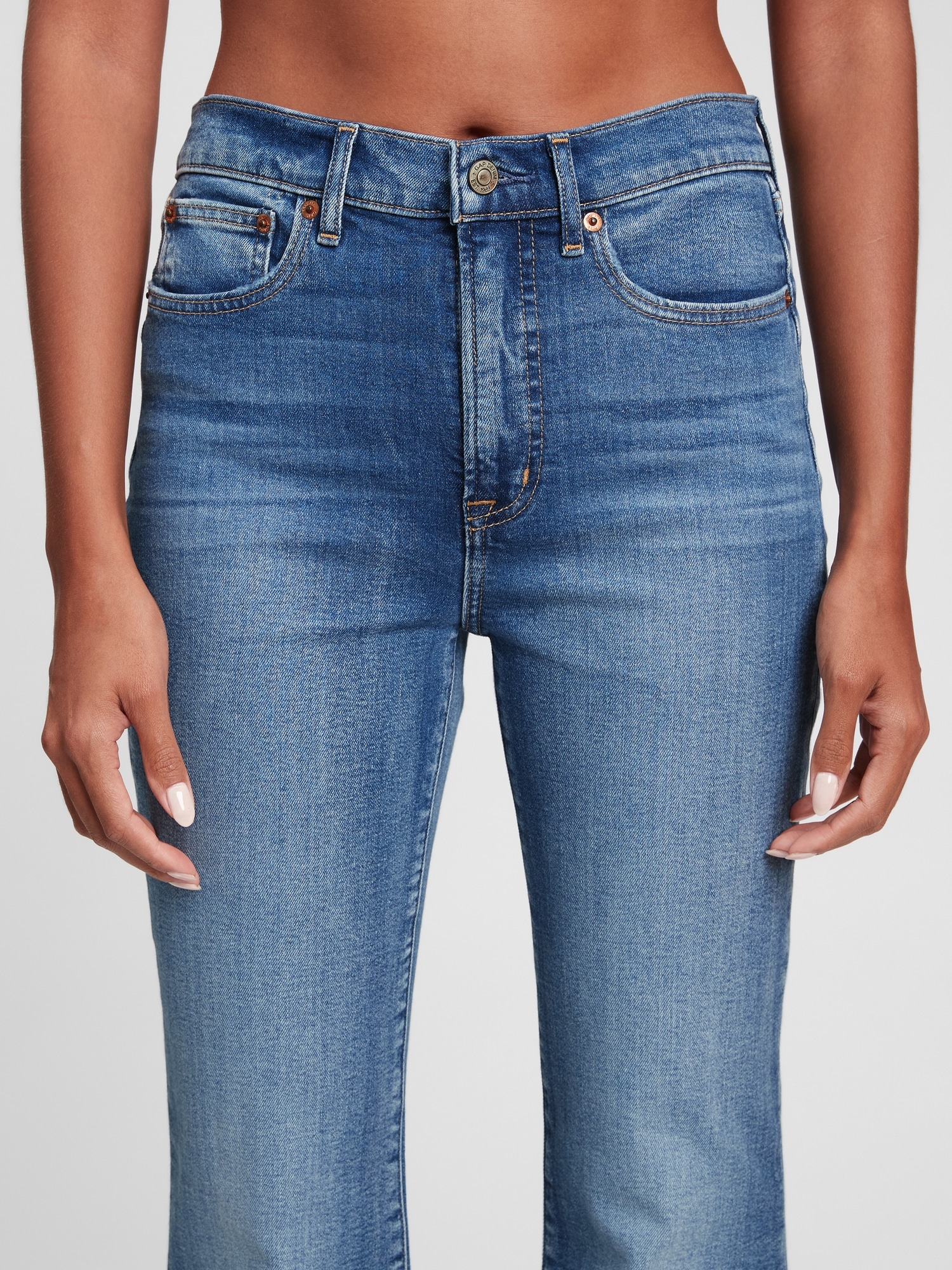 High Rise '70s Flare Jeans with Washwell | Gap