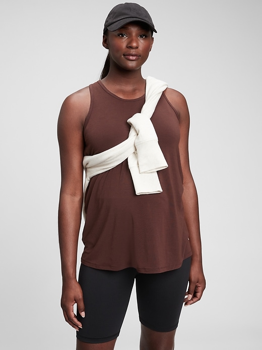 Image number 5 showing, Maternity GapFit Relaxed Breathe Tank Top